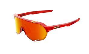 100 PERCENT BIKE S2 - TREK FACTORY RACING - TRANSLUCENT MATTE RED - HIPER RED MIRROR