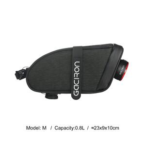 GACIRON GACIRON BIRD NEST 300G MEDIUM SADDLE BAG WITH 100LM SMART TAILLIGHT