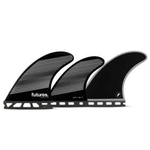 FUTURE FINS F6 (NEUTRAL) LEGACY HC 5 FIN BLACK WHITE - FUTURES - M