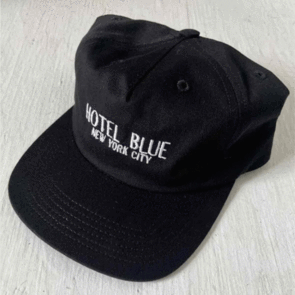 HOTEL BLUE LOGO HAT BLACK