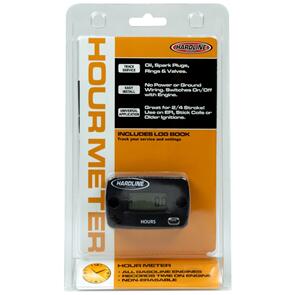 HARDLINE HR-8063-2 HARDLINE HARDLINE HOUR METER FOR ALL PETROL ENGINES TRACK SERVICE EASY INSTALL UNIVERSAL