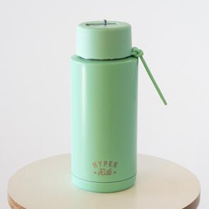 HYPER RIDE MINT GREEN TRIPLE WALL VACUUM INSULATED CERAMIC STAINLESS WATER BOTTLE