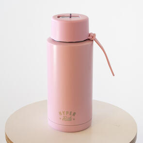 HYPER RIDE PALE PINK TRIPLE WALL VACCUM INSULATED CERAMIC STAINLESS 1L (30OZ)