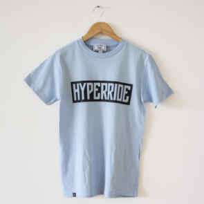 HYPER RIDE STAMP TEE FROM PRINT POWDER BLUE