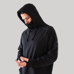 ENDEAVOR SNOWBOARDS OPS RIDING HOODY ORGANIC COTTON BLACK