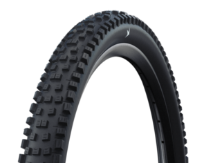 SCHWALBE TYRE NOBBY NIC 26 X 2.25 WIRE ADDIX GREEN TUBE-TYPE E-50 HS602 BLACK