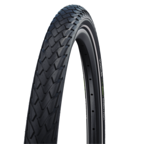 SCHWALBE TYRE GREEN MARATHON 27.5 X 2.15 PERFORMANCE WIRE ADDIX ECO GREENGUARD E-50 HS620 BLACK-REFLEX
