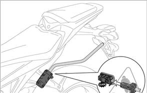 SW MOTECH PANNIER MOUNTS NINJA 400