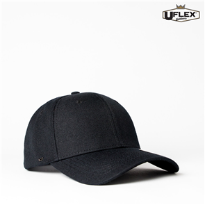 UFLEX U15608 UFLEX PRO STYLE 6 PANEL SNAPBACK - BLACK