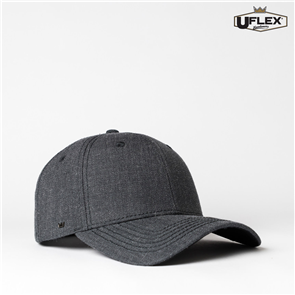 UFLEX U15608 UFLEX PRO STYLE 6 PANEL SNAPBACK - CHARCOAL MELANGE