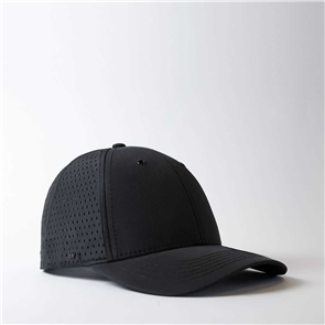 UFLEX U15618 UFLEX HIGH TECH CURVED PEAK SNAPBACK - BLACK