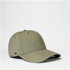 UFLEX U20608RC 6 PANEL RECYCLED COTTON BASEBALL CAP - OLIVE