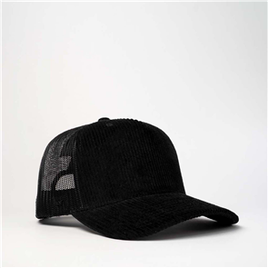 UFLEX U21512 UFLEX CORD TRUCKER SNAPBACK - BLACK / BLACK