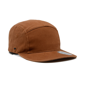 UFLEX U22505 UFLEX WASHED COTTON 5 PANEL CAP - COPPER