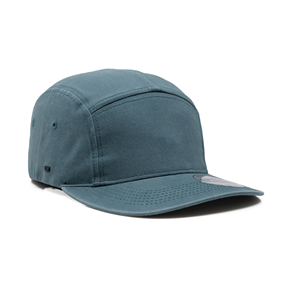 UFLEX U22505 UFLEX WASHED COTTON 5 PANEL CAP - GREEN SLATE