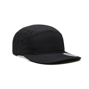 UFLEX U23505 RIPSTOP 5 PANEL CAP - BLACK