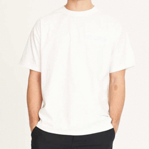 HUFFER BLOCK TEE 220/VERT CHALK BLUE