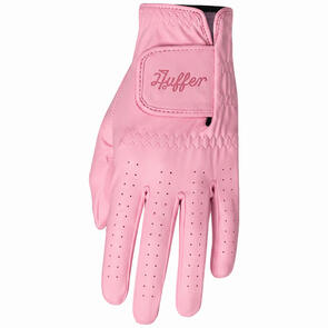 HUFFER GOLF GOLF LEATHER GLOVE/CAMELLIA