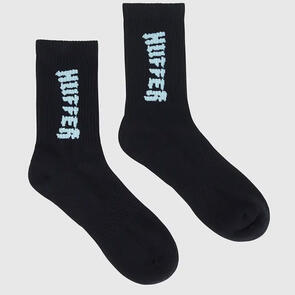 HUFFER HFR RIB SOCK/BAM BLACK