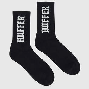 HUFFER HFR RIB SOCK/OLDE MATE BLACK