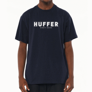 HUFFER MENS SUP TEE/SECOND BASE NAVY