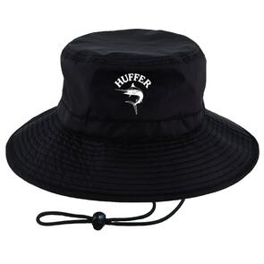 HUFFER MISSIONS BUCKET HAT/BILLED - BLACK BLACK