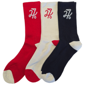 HUFFER SHANK RIB SOCK/GOLF 3 PACK MULTI