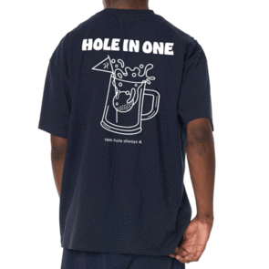 HUFFER SUP TEE 190/19TH HOLE NAVY