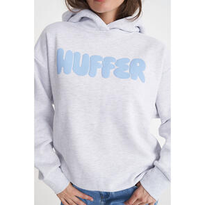 HUFFER WMNS ARCADE HOOD/JUICY SILVER MARLE