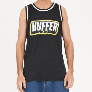 HUFFER BB SINGLET BLACK
