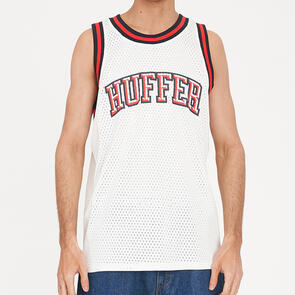 HUFFER BB SINGLET CHALK