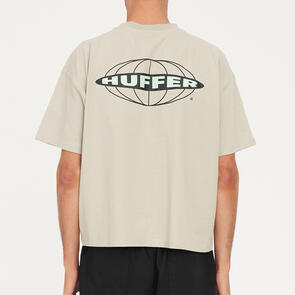 HUFFER BLOCK CROP TEE 220/INTERCON MOONROCK