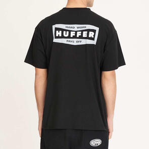 HUFFER BLOCK TEE 220/BASICS WASHED BLACK