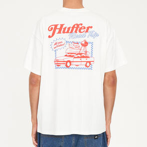 HUFFER BLOCK TEE 220/GAS IT CHALK