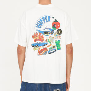 HUFFER BLOCK TEE 220/HEADLINER CHALK