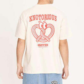 HUFFER BLOCK TEE 220/KNOTORIOUS ECRU