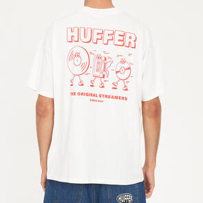 HUFFER BLOCK TEE 220/OLD SCHOOL CHALK