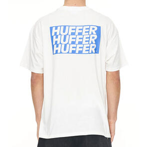 HUFFER BLOCK TEE 220/STACKEDUP CHALK