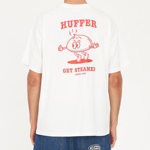 HUFFER BLOCK TEE 220/STEAMING CHALK