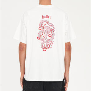HUFFER BLOCK TEE 220/TATTED CHALK