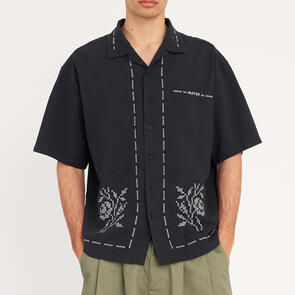 HUFFER CABANA FLOR SHIRT BASALT