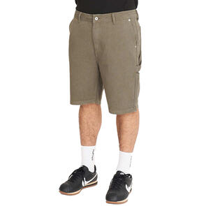 HUFFER CARPENTER DENIM SHORT KHAKI