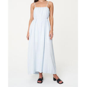 HUFFER CELINE MAXI DRESS BLUE/WHITE