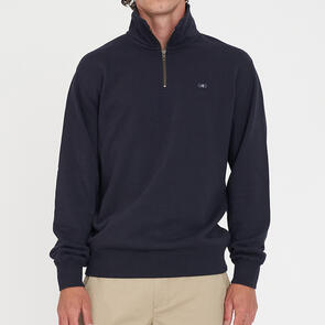 HUFFER CLASSIC 1/4 ZIP JERSEY/3BALL NAVY