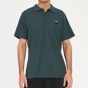 HUFFER GOLF CLASSIC PIQUE POLO/SUSHI GOLF GREEN