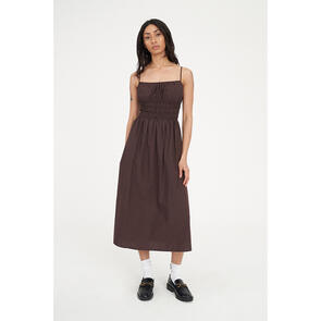HUFFER CRUISE EDEN MIDI DRESS CACAO