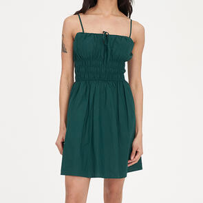 HUFFER CRUISE EDEN MINI DRESS JEWEL GREEN
