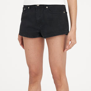 HUFFER DENIM MICRO SHORT BLACK WASH