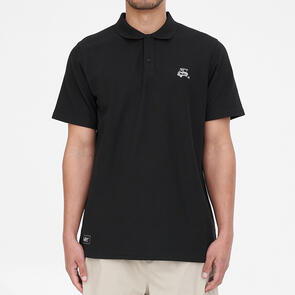 HUFFER GOLF CLASSIC SS POLO/BUGGIN BLACK