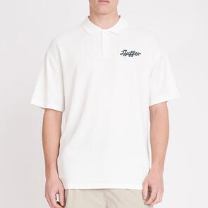 HUFFER GOLF PAR SS POLO/BALLSY CHALK